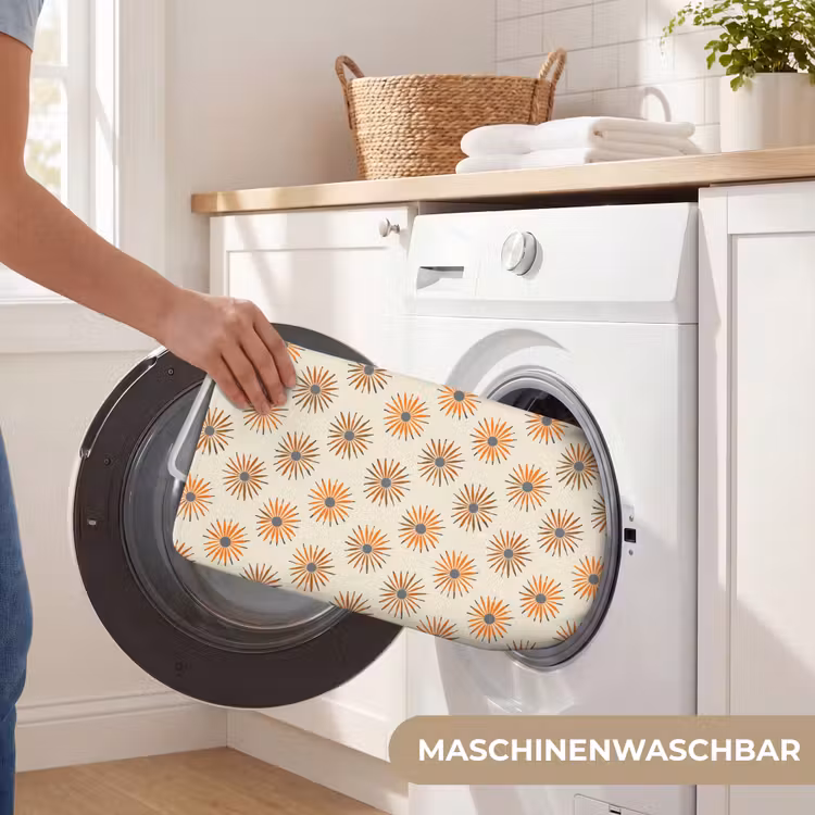 Madelief - Patroon - Oranje Badmat middel 997 -USP_WasbaarDE
