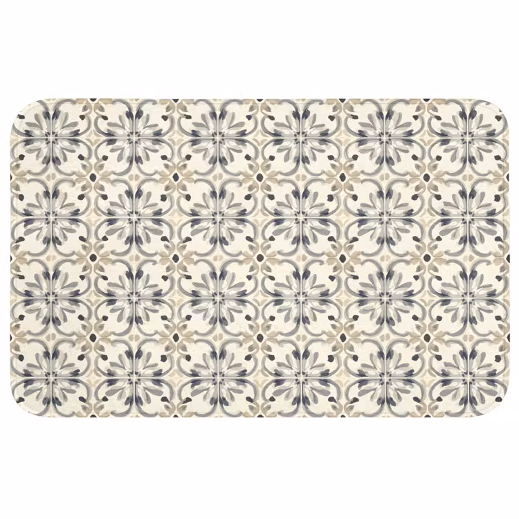 Floraal - Patroon - Kleurrijk Badmat middel 997 -3d