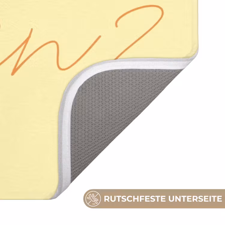 Geel - Oranje - if not now then when Badmat middel -USP_AntislipDE