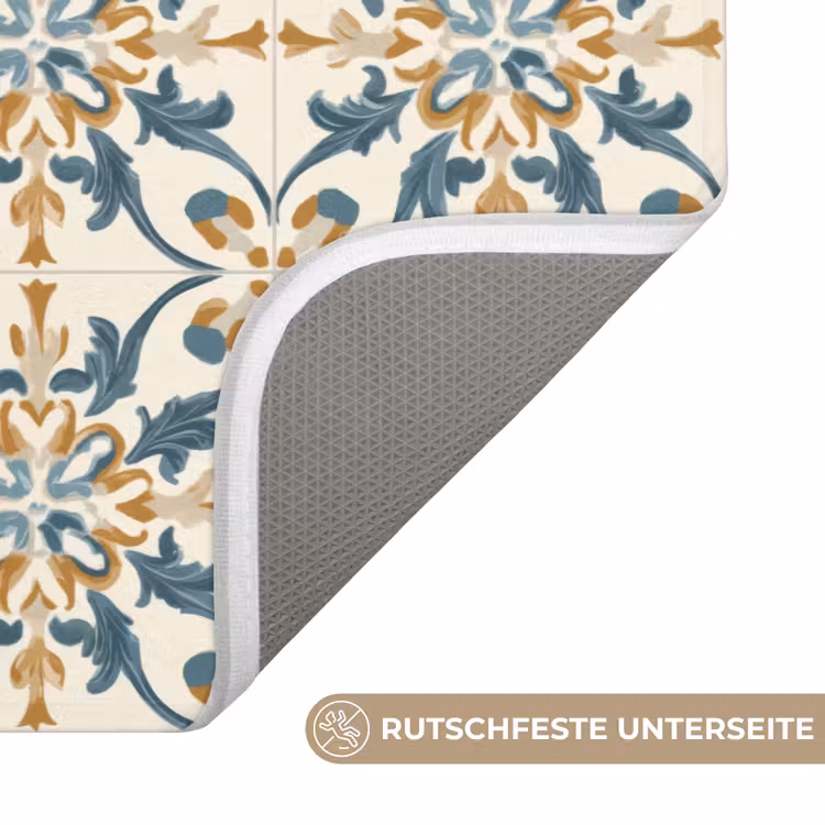 Patroon - Klassiek - Kleurrijk Badmat middel 997 -USP_AntislipDE
