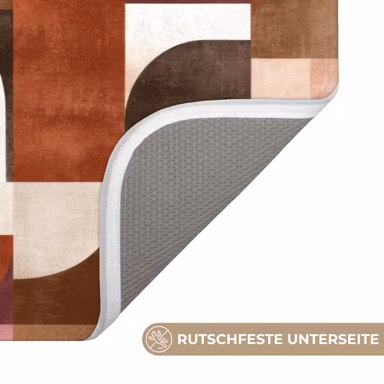 Geometrie - Modern - Retro Badmat middel 997 -USP_AntislipDE