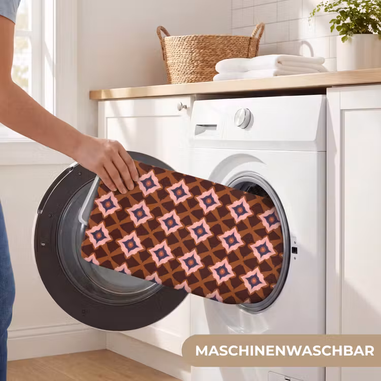 Geometrisch - Sierlijk - Bruin Badmat middel 997 -USP_WasbaarDE