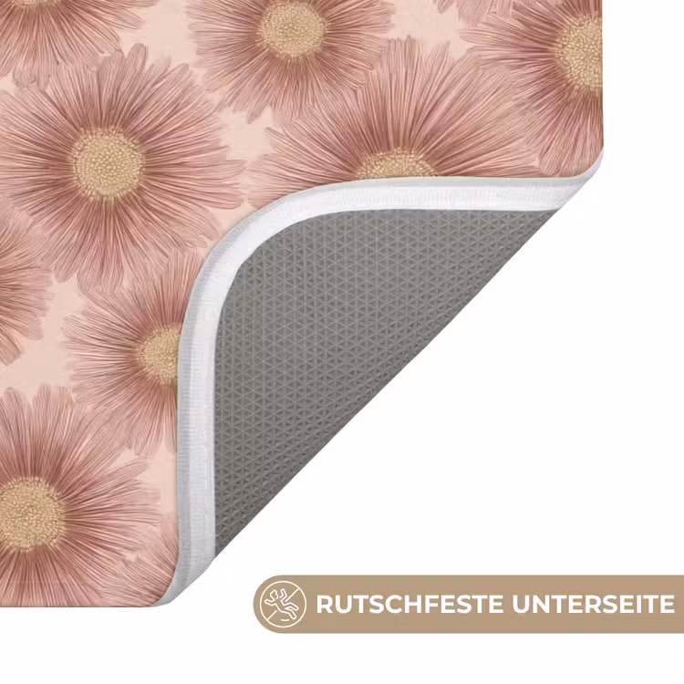 Gerbera - Bloemen - Roze Badmat middel 997 -USP_AntislipDE