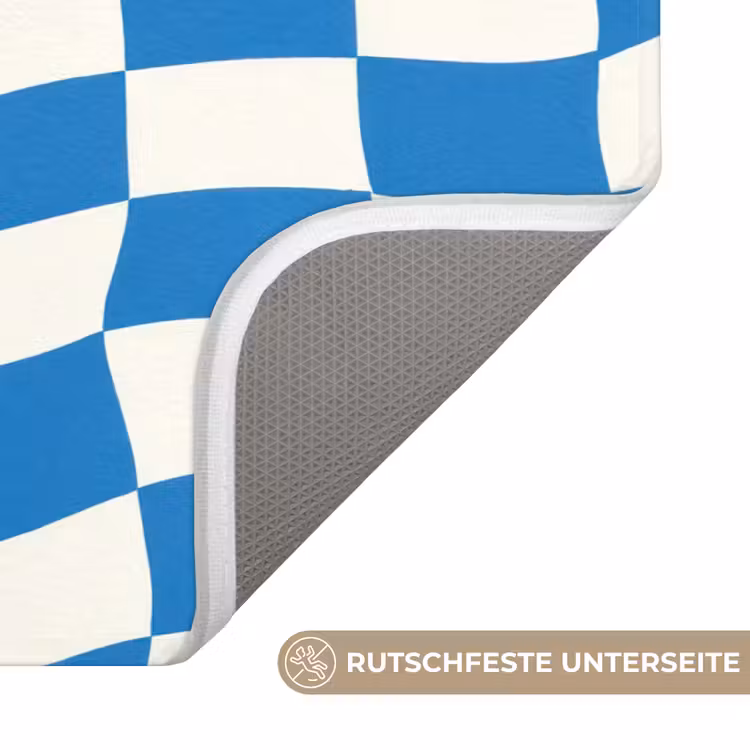 Golvend - Patroon - Blauw Badmat middel 997 -USP_AntislipDE
