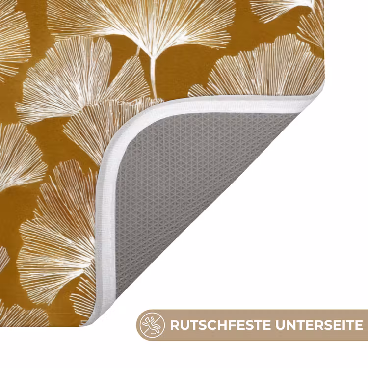 Ginkgo - Bladeren - Goud Badmat middel 997 -USP_AntislipDE