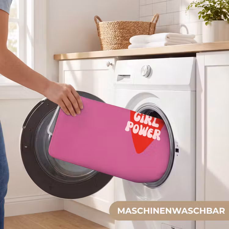 Girl power - Hart - Roze - Rood Badmat middel -USP_WasbaarDE