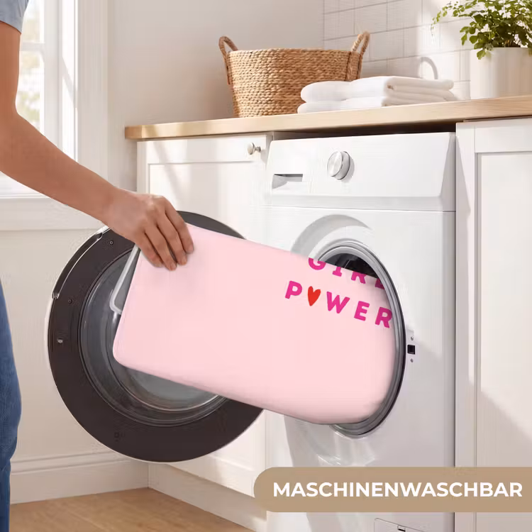Girl power - Roze - Hartje Badmat middel -USP_WasbaarDE