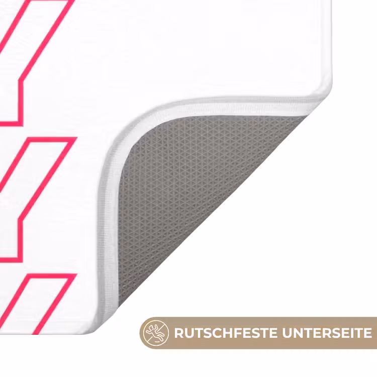 Lucky - Roze - Patroon Badmat middel -USP_AntislipDE