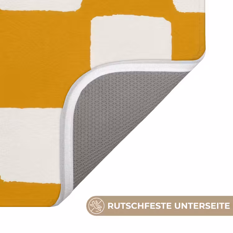 Grafisch - Patroon - Oker Badmat middel 997 -USP_AntislipDE