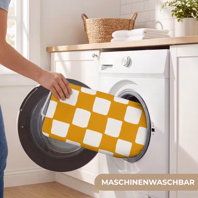 Grafisch - Patroon - Oker Badmat middel 997 -USP_WasbaarDE
