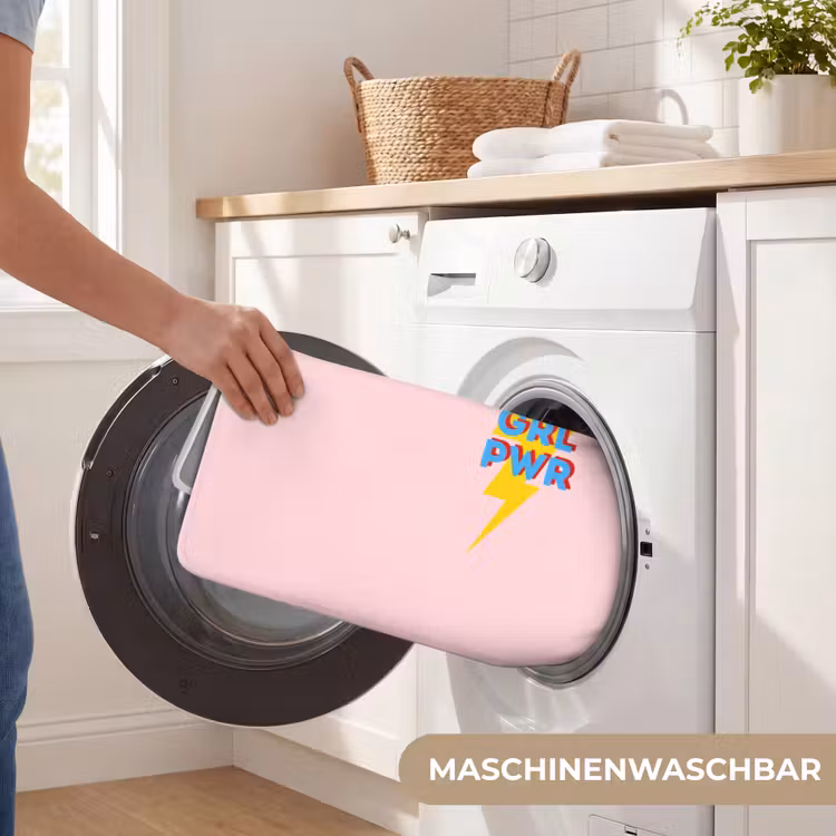 Grl pwr - Bliksem - Roze Badmat middel -USP_WasbaarDE
