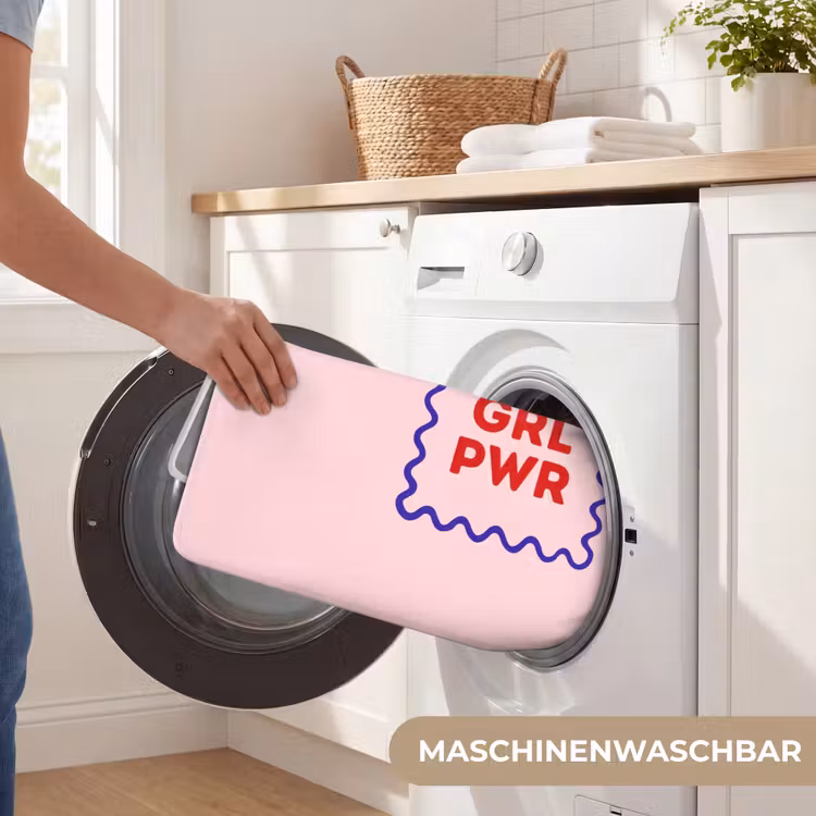 Grl pwr - Roze - Kader Badmat middel -USP_WasbaarDE