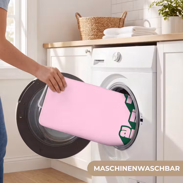 Groen - Teskt - This is art - Roze Badmat middel -USP_WasbaarDE
