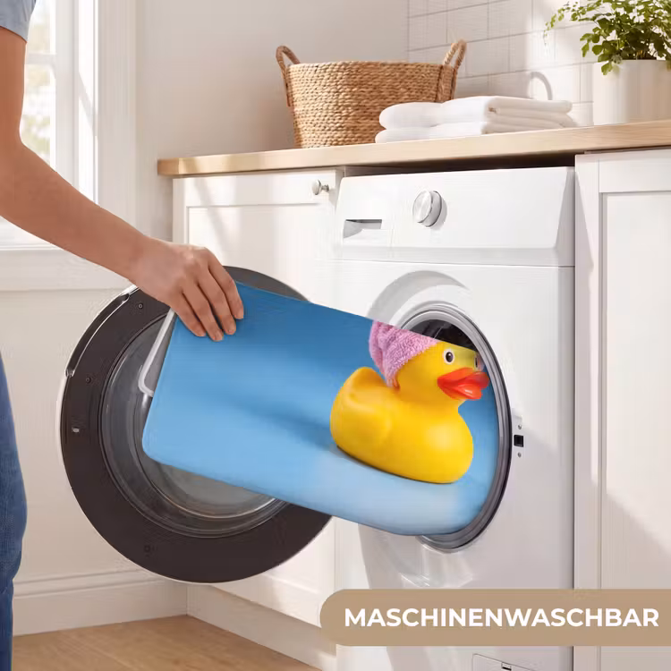 Badeend - Handdoek - Blauw Badmat middel -USP_WasbaarDE
