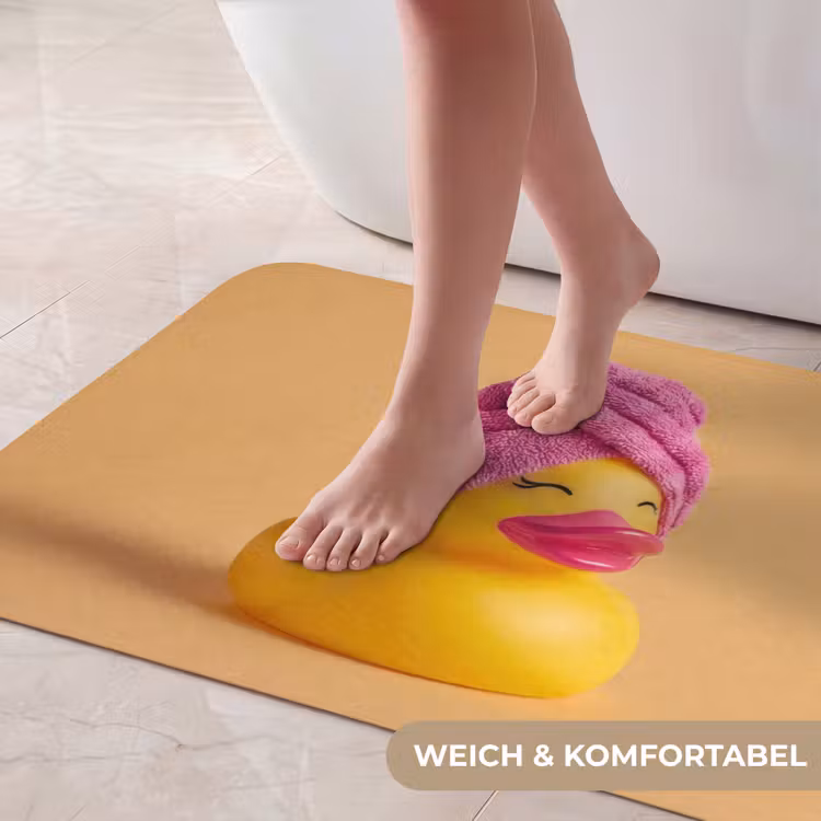 Badeend - Handdoek - Kleurrijk Badmat middel -USP_ZachtDE