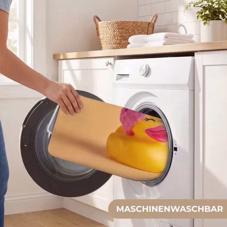 Badeend - Handdoek - Kleurrijk Badmat middel -USP_WasbaarDE