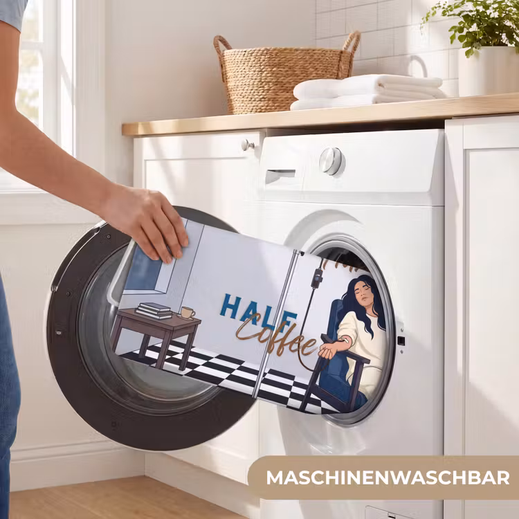 Half human, Half Coffee - Infuus - Koffie Badmat middel -USP_WasbaarDE
