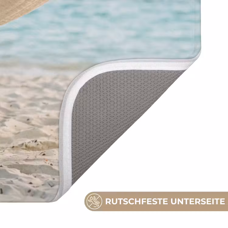 Hangmat - Strand - Wit Badmat middel -USP_AntislipDE
