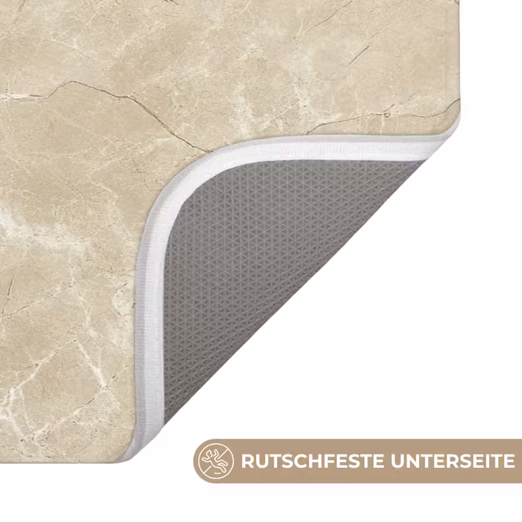 Lichtbeige - Marmer - Diffusie adering Badmat middel 997 -USP_AntislipDE
