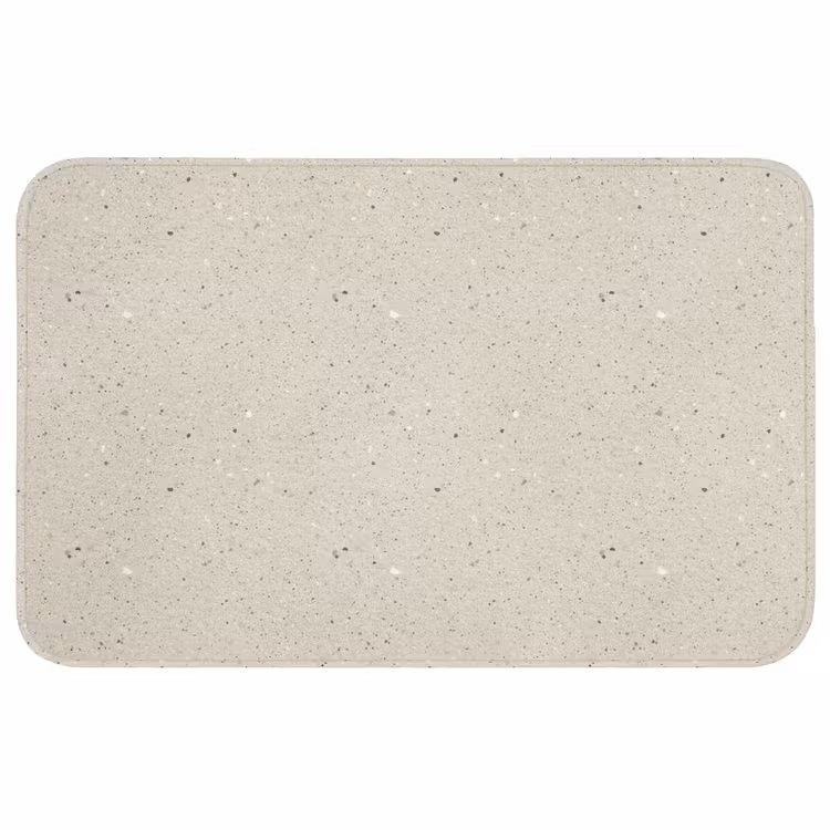 Lichtbeige - Terrazzo - Grijs Badmat middel 997 -3d