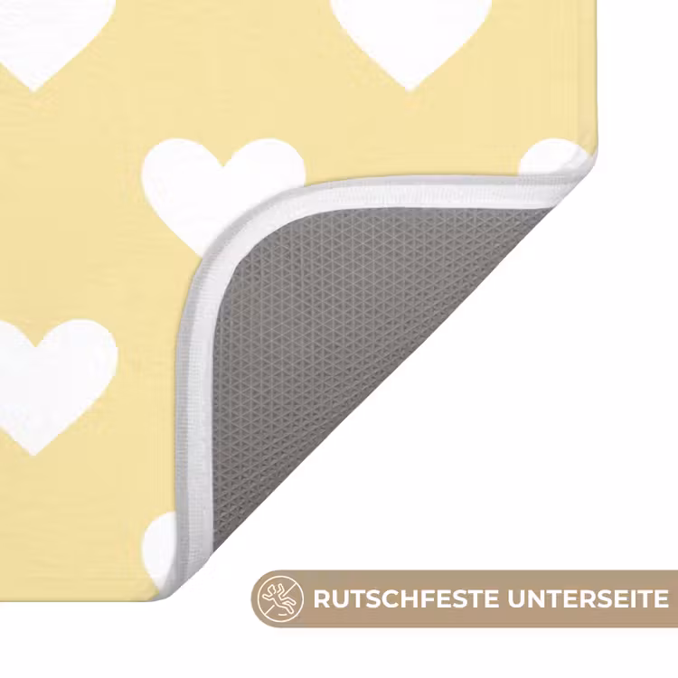Hartjes - Patroon - Geel Badmat middel 997 -USP_AntislipDE