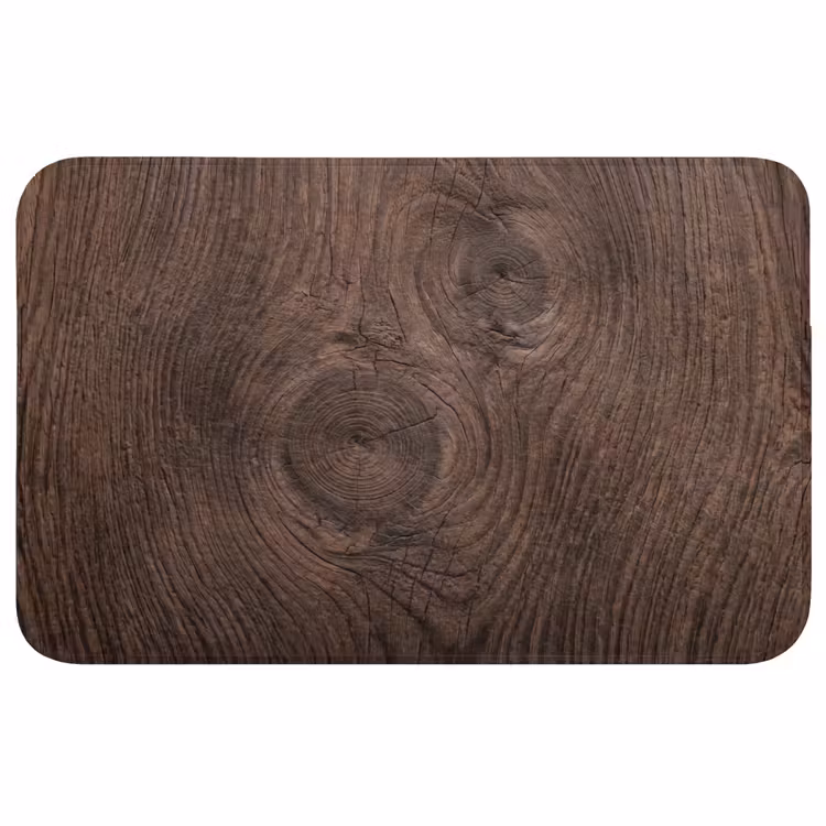 Houtnerf - Textuur - Patroon - Bruin - Rustiek Badmat middel -3d
