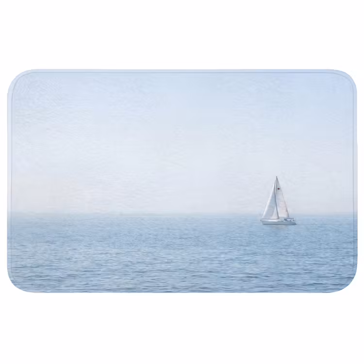 Horizon - Zeilboot - Zee Badmat middel -3d