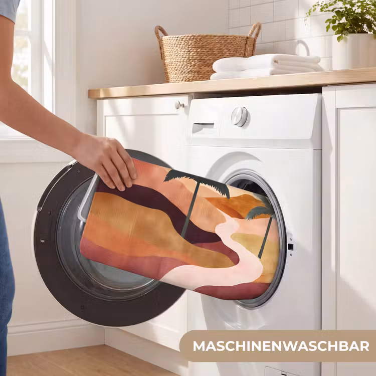 Heuvels - Palmbomen - Abstract Badmat middel -USP_WasbaarDE