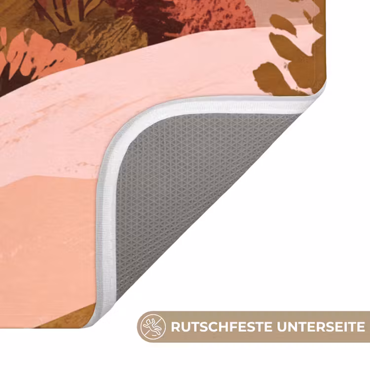 Heuvellandschap - Grafisch - Terracotta Badmat middel -USP_AntislipDE