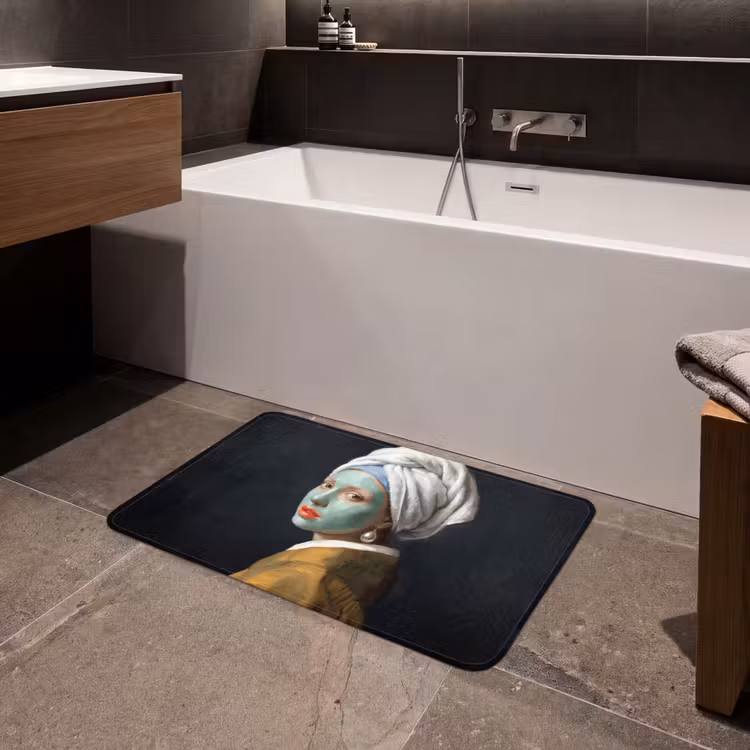 Iconisch - Modern - Kleurrijk Badmat middel -sfeer3