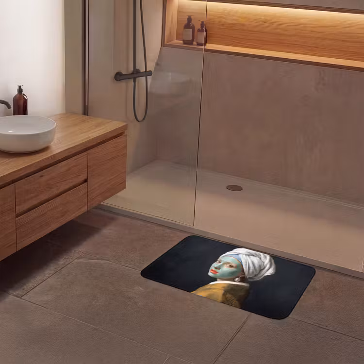 Iconisch - Modern - Kleurrijk Badmat middel -sfeer2