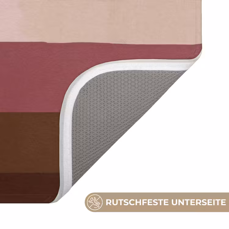 Illustratie - Bloemen - Vlakken - Abstract Badmat middel -USP_AntislipDE