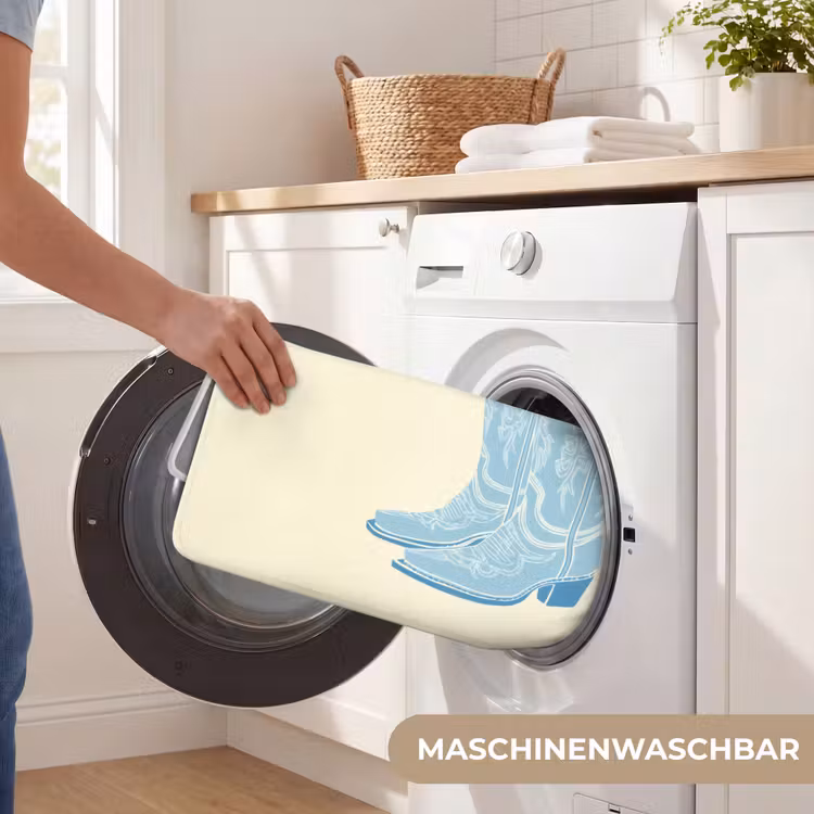 Illustratie - Cowboylaarzen - Patroon Badmat middel -USP_WasbaarDE
