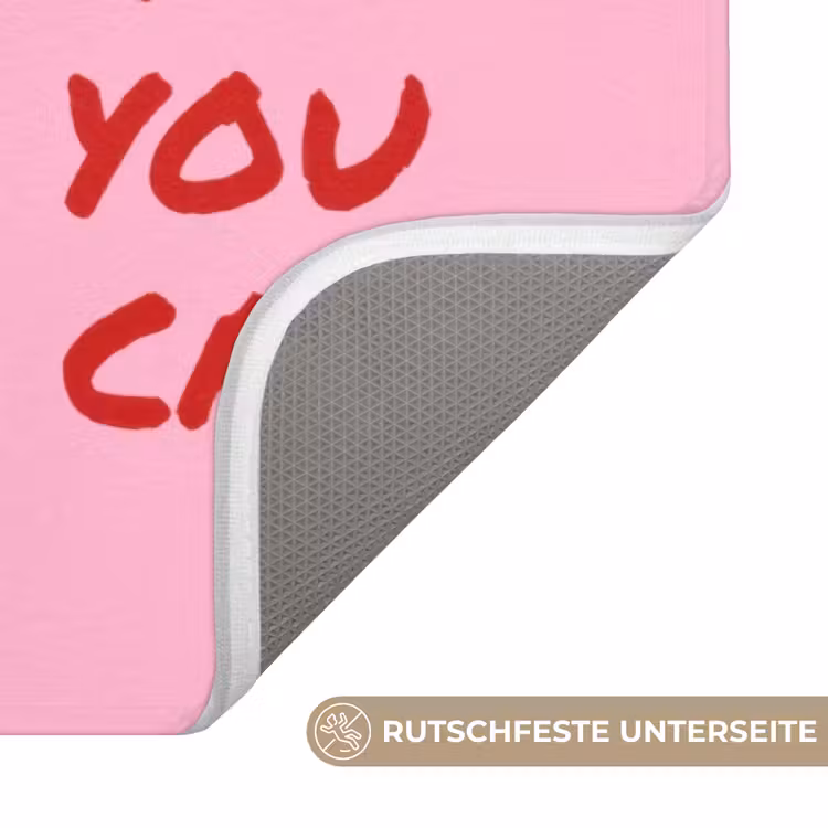 Yes you can do it - Rood - Roze Badmat middel -USP_AntislipDE