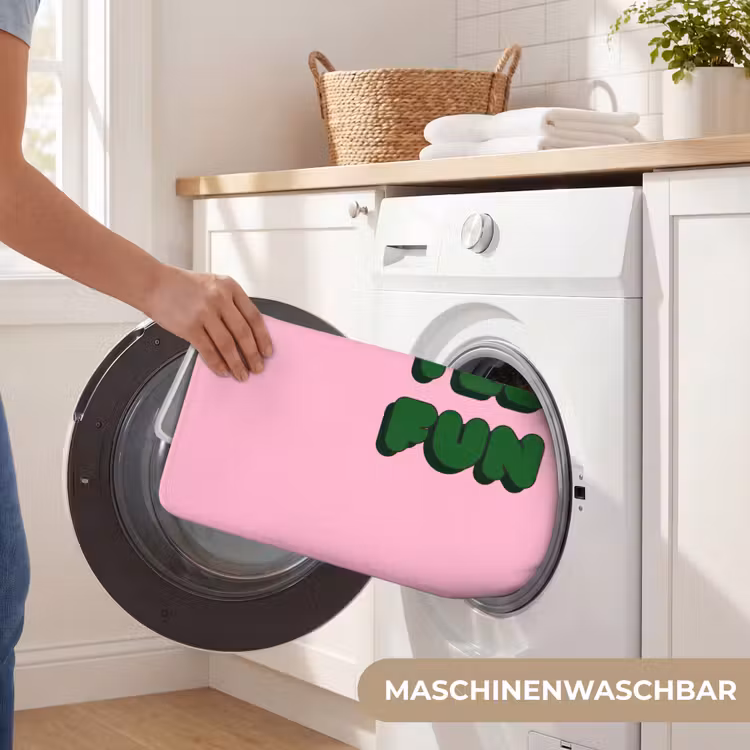 Yes fun - Groen - Roze Badmat middel -USP_WasbaarDE