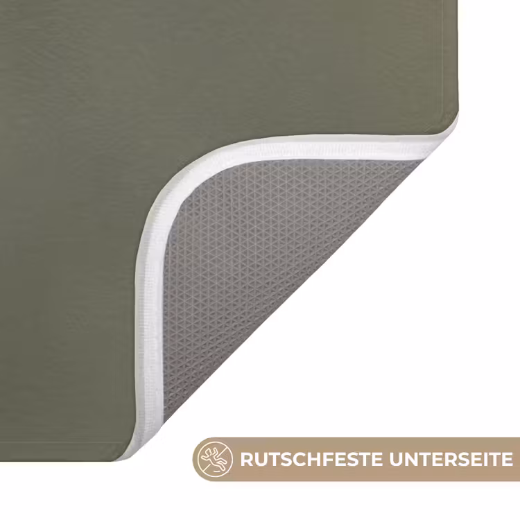 Japandi - Groen - Abstract - Modern Badmat middel -USP_AntislipDE