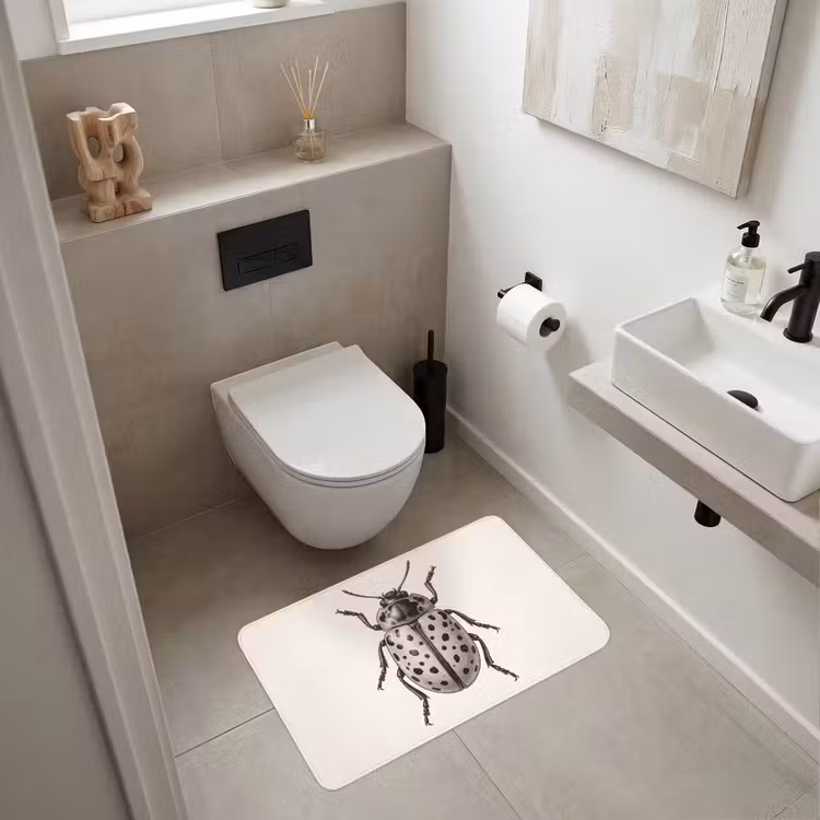 Kever - Insect - Vintage Badmat middel -sfeer4