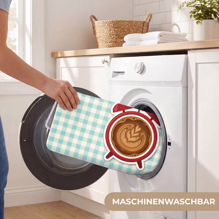 Koffie - Klok - Groen Badmat middel -USP_WasbaarDE