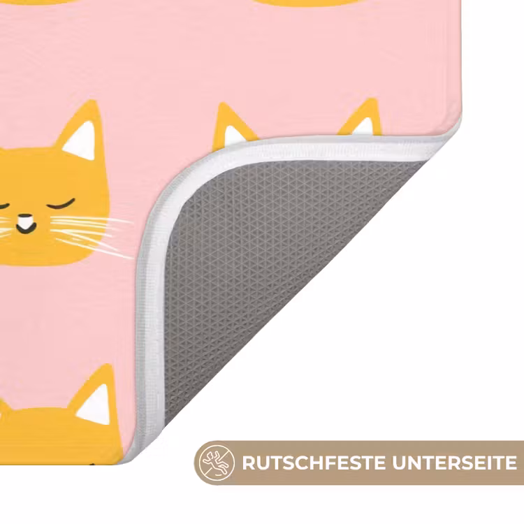 Katten - Patroon - Roze Badmat middel 997 -USP_AntislipDE