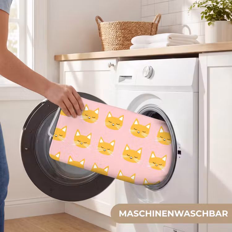 Katten - Patroon - Roze Badmat middel 997 -USP_WasbaarDE