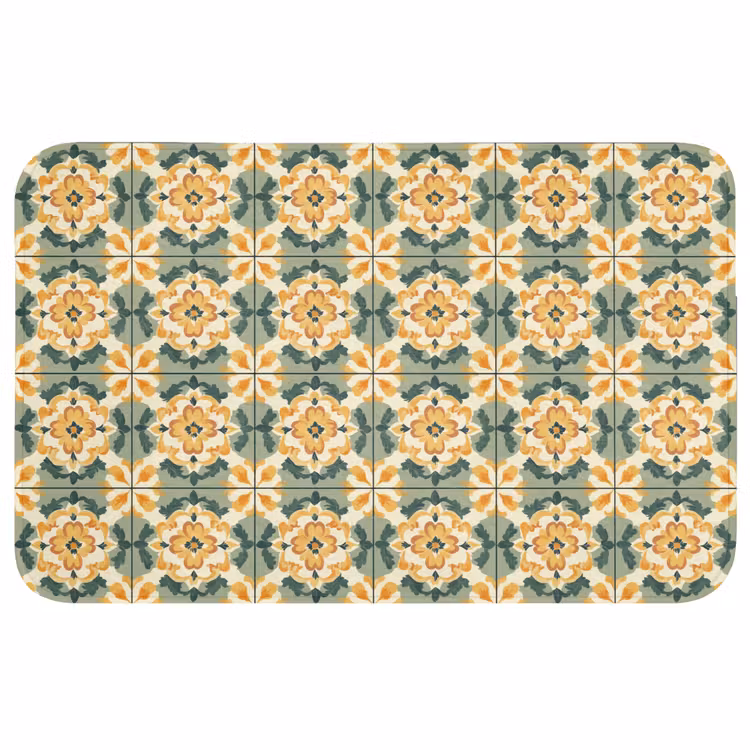 Keramiek - Verweerd - Kleurrijk Badmat middel 997 -3d