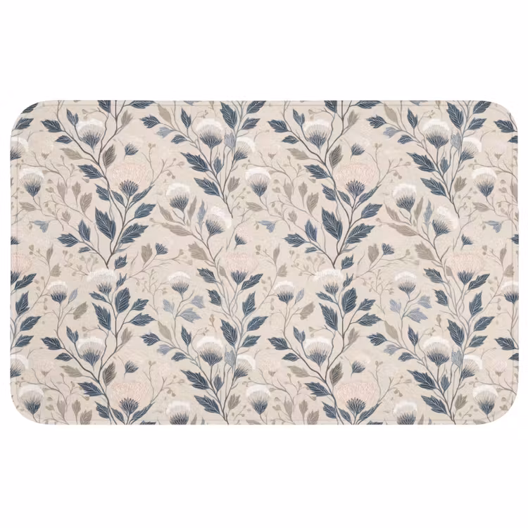 Klassiek - Botanisch - Kleurrijk Badmat middel 997 -3d
