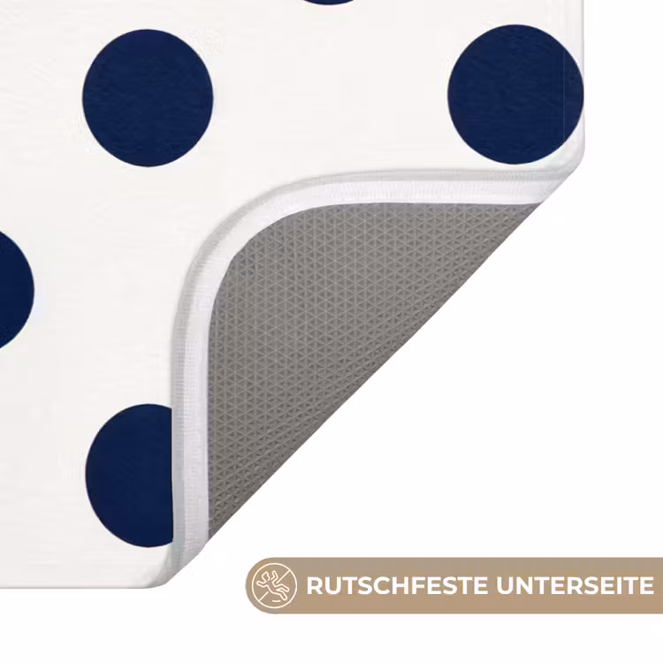 Klassiek - Stippen - Blauw Badmat middel 997 -USP_AntislipDE