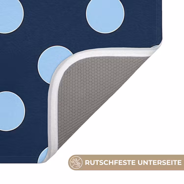 Klassiek - Dots - Blauw Badmat middel 997 -USP_AntislipDE