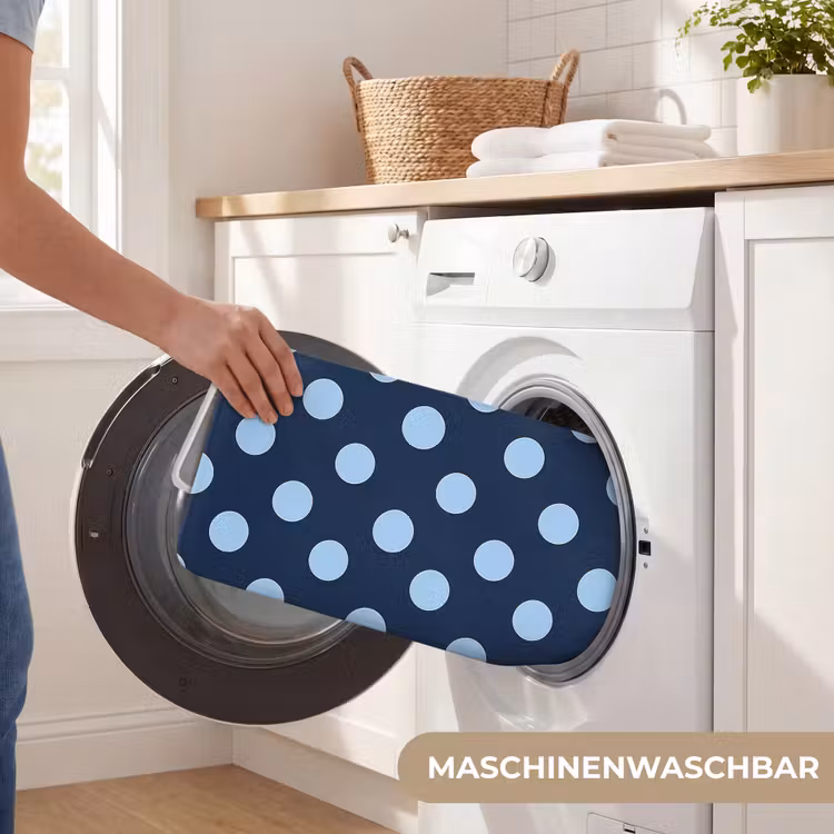 Klassiek - Dots - Blauw Badmat middel 997 -USP_WasbaarDE