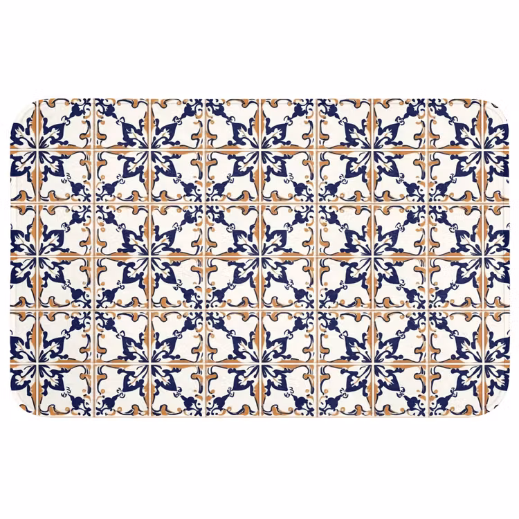 Klassiek - Patroon - Kleurrijk Badmat middel 997 -3d