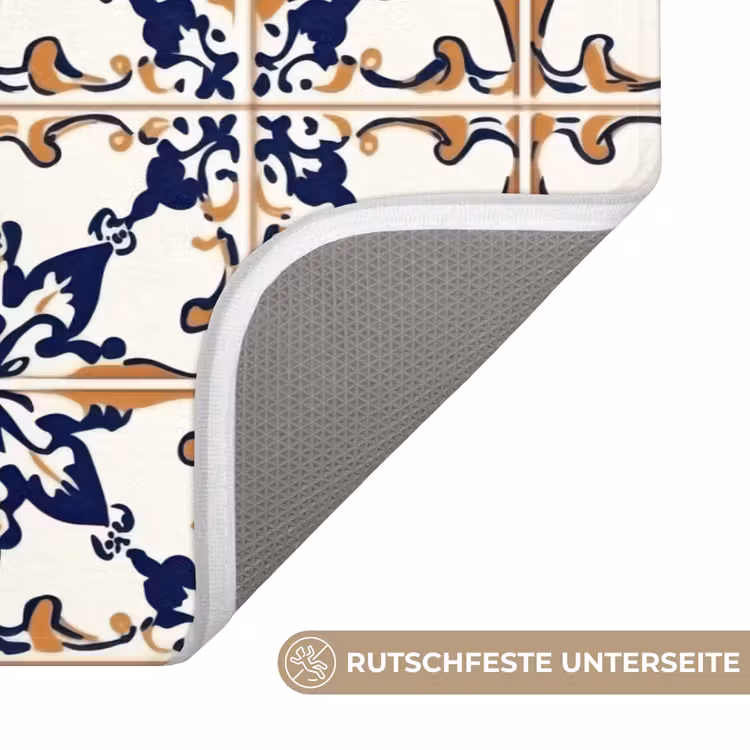 Klassiek - Patroon - Kleurrijk Badmat middel 997 -USP_AntislipDE