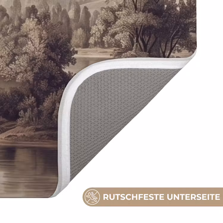Klassiek - Landschap - Sereen Badmat middel -USP_AntislipDE