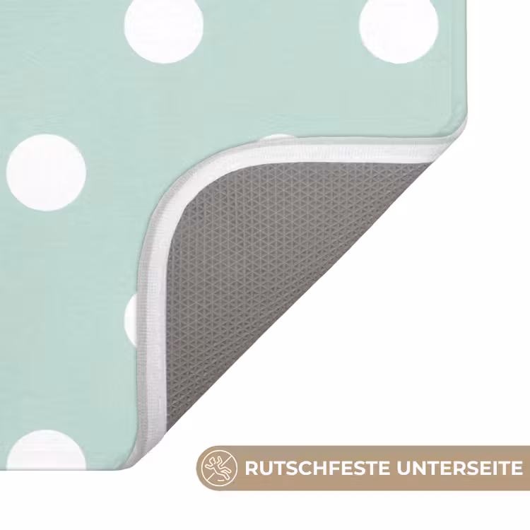Klassiek - Polka - Groen Badmat middel 997 -USP_AntislipDE
