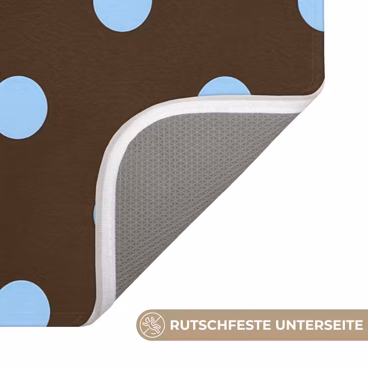 Klassiek - Stippen - Bruin Badmat middel 997 -USP_AntislipDE